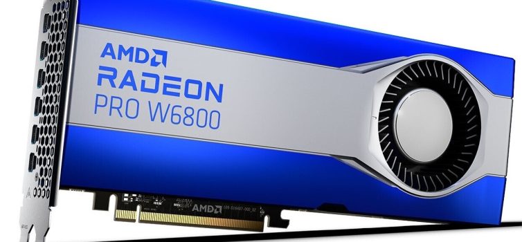 AMD представила графические ускорители Radeon PRO W6000