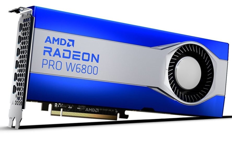 AMD представила графические ускорители Radeon PRO W6000