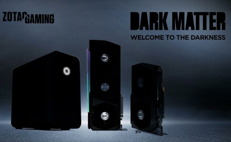 Zotac Dark Matter GeForce RTX30 – видеокарта с супер-черным покрытием