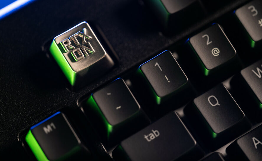 NVIDIA представила клавиши «RTX On» в качестве эксклюзивного подарка