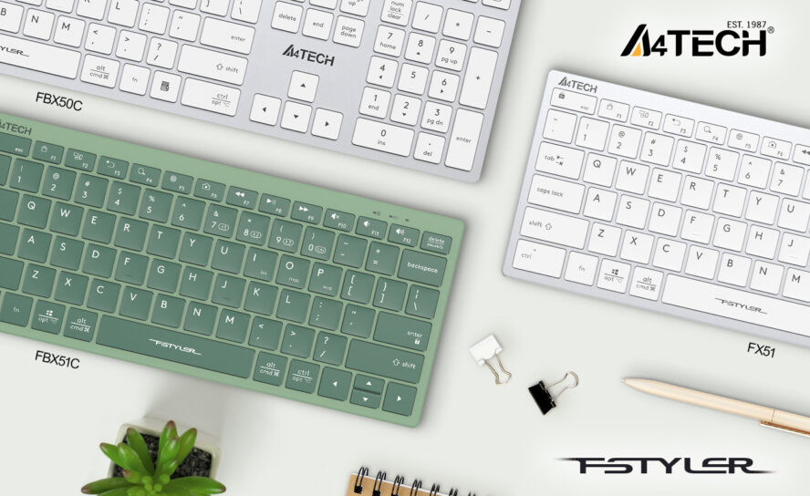 Стильные решения на любой вкус: A4Tech расширила модельный ряд четырьмя новыми клавиатурами
