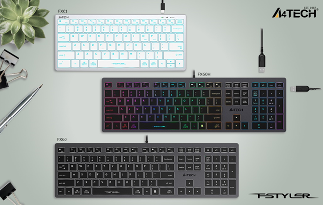 Комфорт и отточенный дизайн: новые проводные клавиатуры от A4Tech