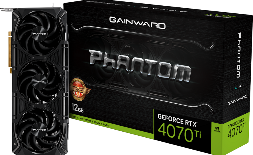 Gainward представила видеокарты GeForce RTX 4070 Ti серий Phantom и Phoenix