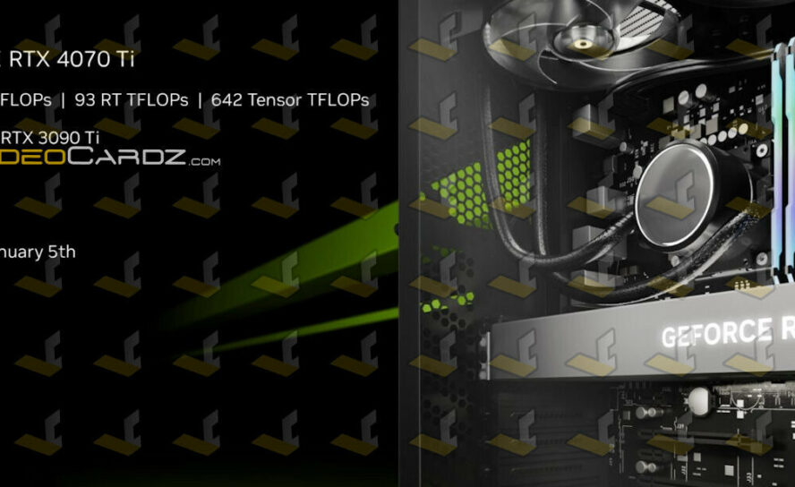 NVIDIA GeForce RTX 4070 Ti будет на $100 дешевле RTX 4080 12 ГБ