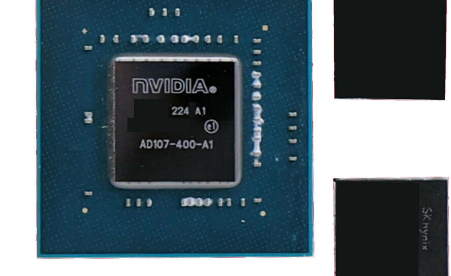 Первые изображения NVIDIA AD107