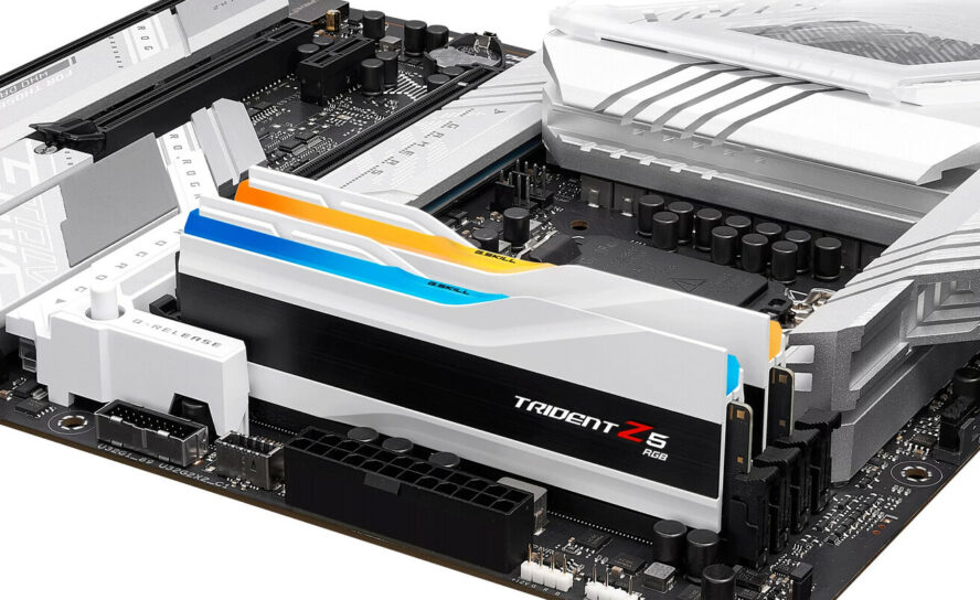 G.SKILL выпустила экстремально разогнанную DDR5 White Trident Z5 RGB