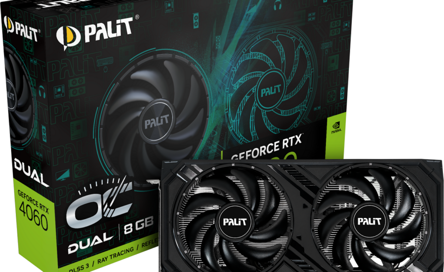 Palit представляет видеокарты GeForce RTX 4060 Dual и StormX