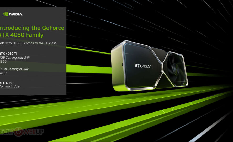 NVIDIA GeForce RTX 4060 выйдет 29 июня