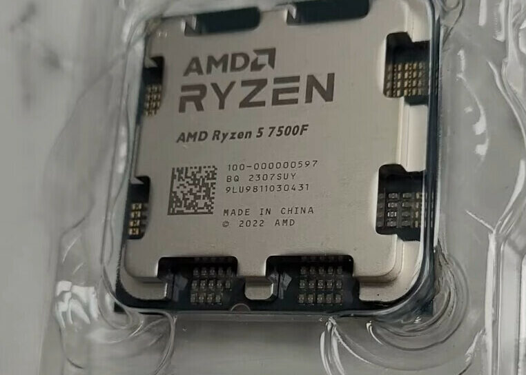 Первый тест процессора AMD Ryzen 5 7500F