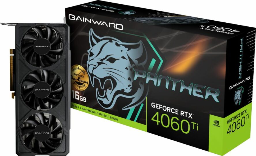 Gainward представляет новую серию Panther для GeForce RTX 4060 Ti 16GB