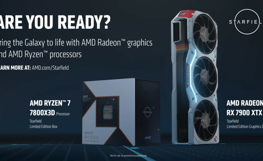 AMD представила Radeon RX 7900 XTX и Ryzen 7 7800X3D Starfield ограниченным тиражом