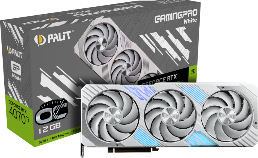 Palit представляет лимитированную версию GeForce RTX 4070 Ti GamingPro White OC: памятная модель видеокарты в честь нашего 35-летия