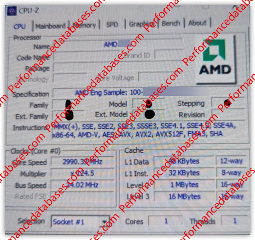 Первый гибридный процессор компании AMD "Strix Point", 4P + 8E ES Surface