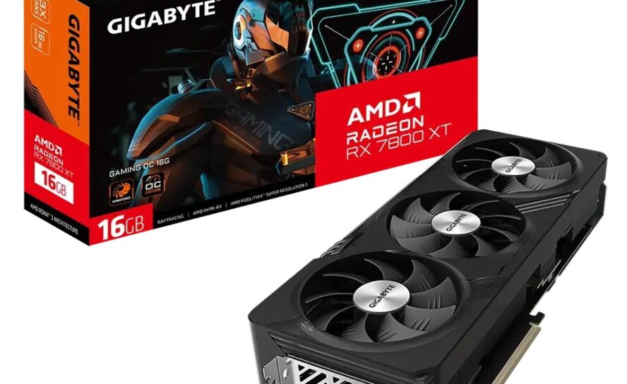 Gigabyte анонсировала видеокарты AMD Radeon RX 7800 XT и RX 7700 XT OC