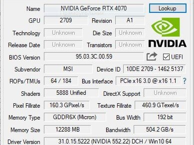 NVIDIA сделала RTX 4070 на базе чипа AD103, отключив половину блоков