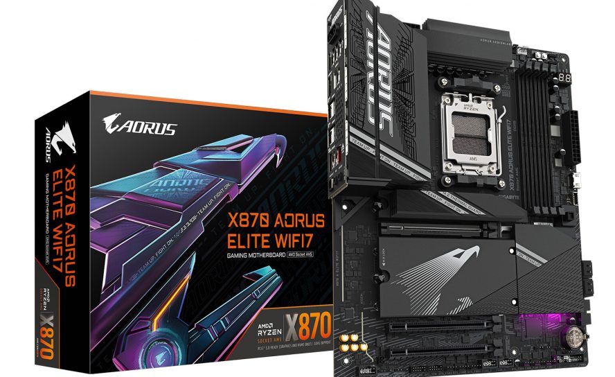 GIGABYTE представила материнскую плату X870 AORUS Elite WIFI7