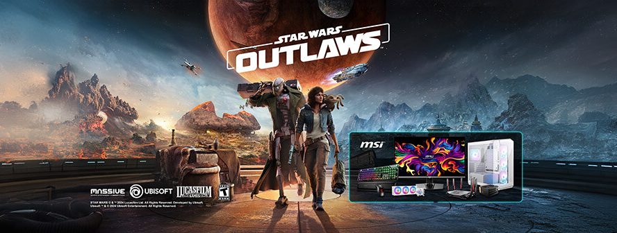 MSI объявляет о новом игровом наборе Star Wars Outlaws