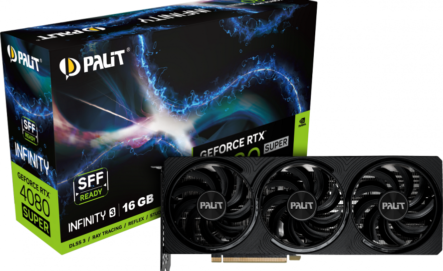 Palit представляет видеокарты GeForce RTX 40 SUPER серии Infinity 3 с поддержкой SFF