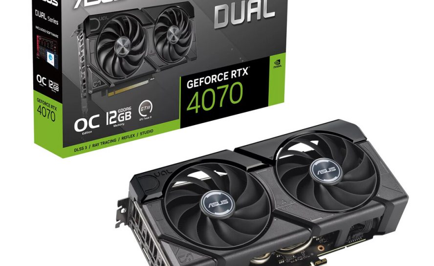 ASUS выпускает GeForce RTX 4070 с памятью GDDR6