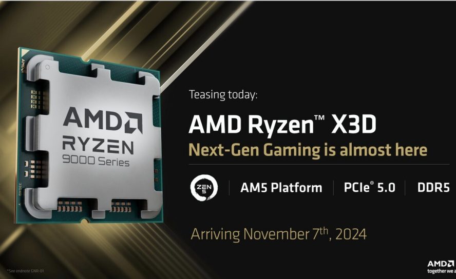 AMD анонсирует Ryzen 7 9800X3D и снижает цены на серию Ryzen 9000