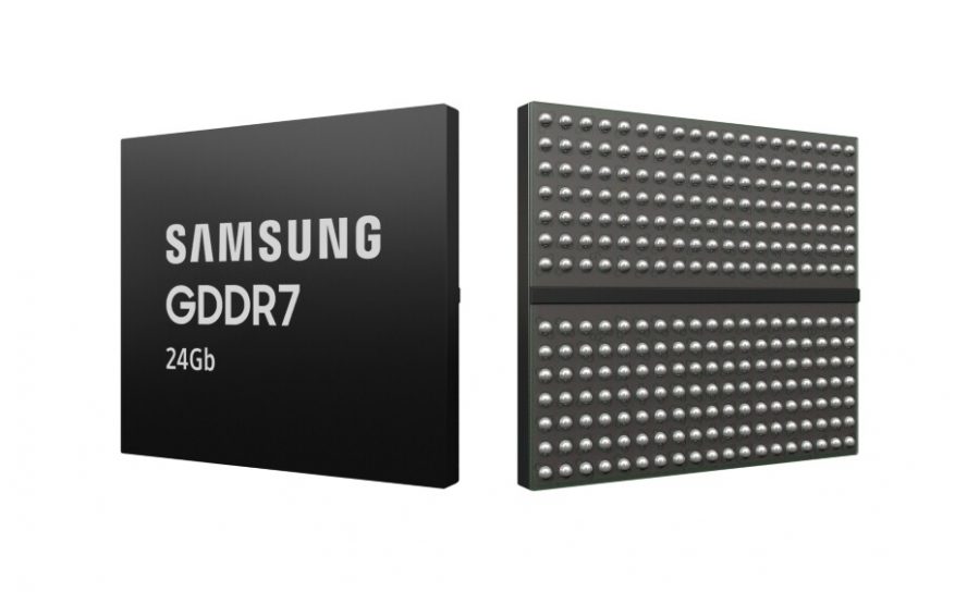 Samsung разрабатывает первый в отрасли 24 Гбит GDDR7 DRAM