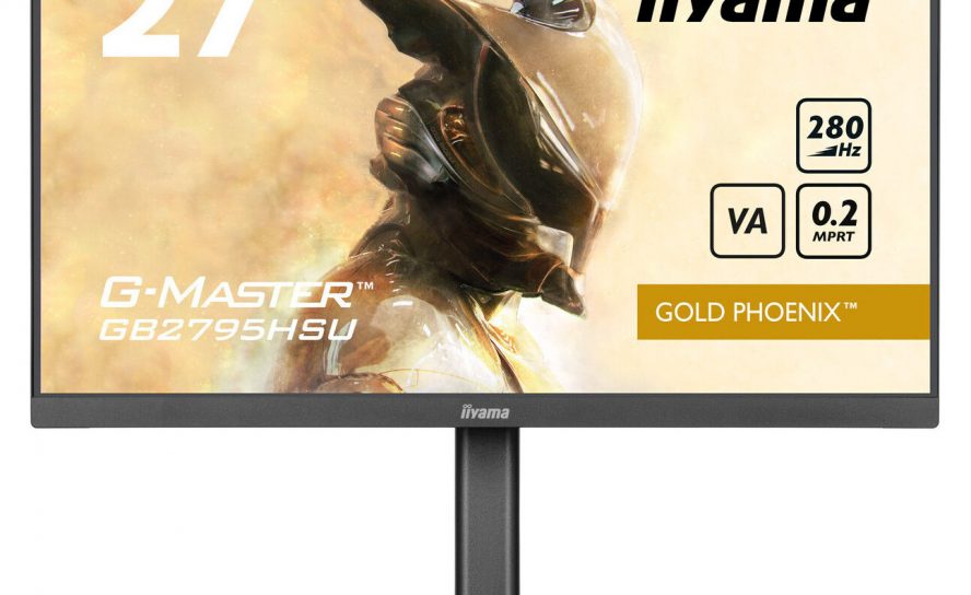 iiyama представляет игровой монитор G-Master GB2795HSU Gold Phoenix с частотой обновления 280 Гц