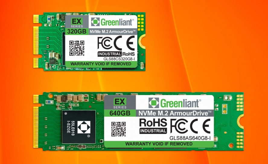 Greenliant представляет высокоэнергетические NVMe M.2 ArmourDrive SSDs