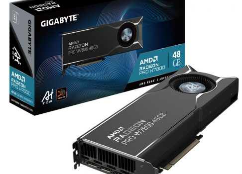 GIGABYTE выпускает видеокарту AMD Radeon PRO W7800 AI TOP 48G