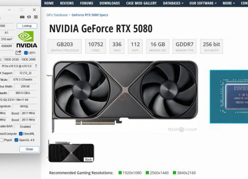 NVIDIA GeForce RTX 5080: обнаружены проблемы с недостающими блоками ROP