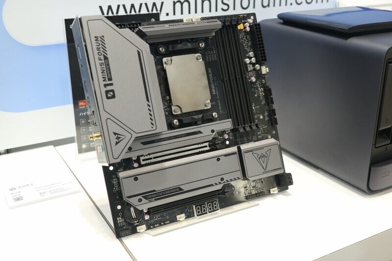 Minisforum представила компактную материнскую плату F1FGM с мобильным Ryzen 9 9955HX на борту