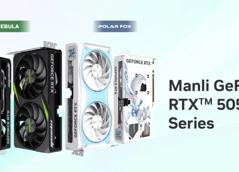 Manli представила видеокарты GeForce RTX 5050 на архитектуре NVIDIA Blackwell