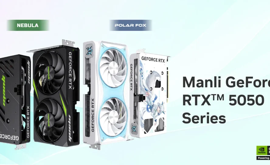 Manli представила видеокарты GeForce RTX 5050 на архитектуре NVIDIA Blackwell