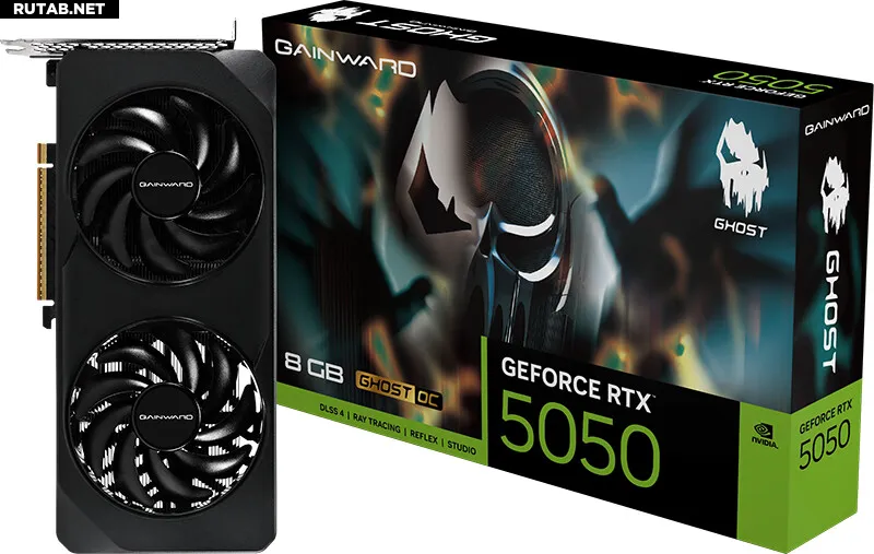 Gainward представила компактные видеокарты RTX 5050 Ghost и Pegasus на архитектуре Blackwell