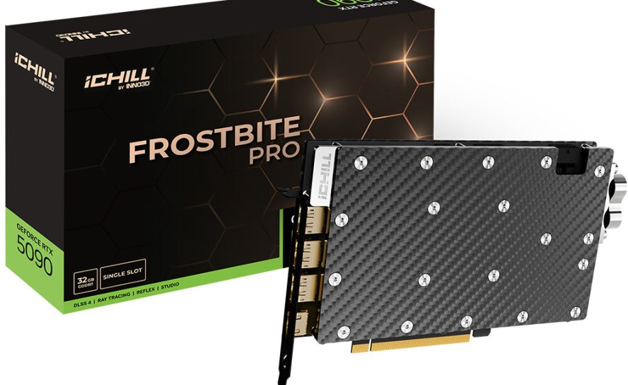 INNO3D и Alphacool: Встречайте GeForce RTX 5090 и RTX 5080 Frostbite Pro – Водная мощь для новой эры Blackwell!