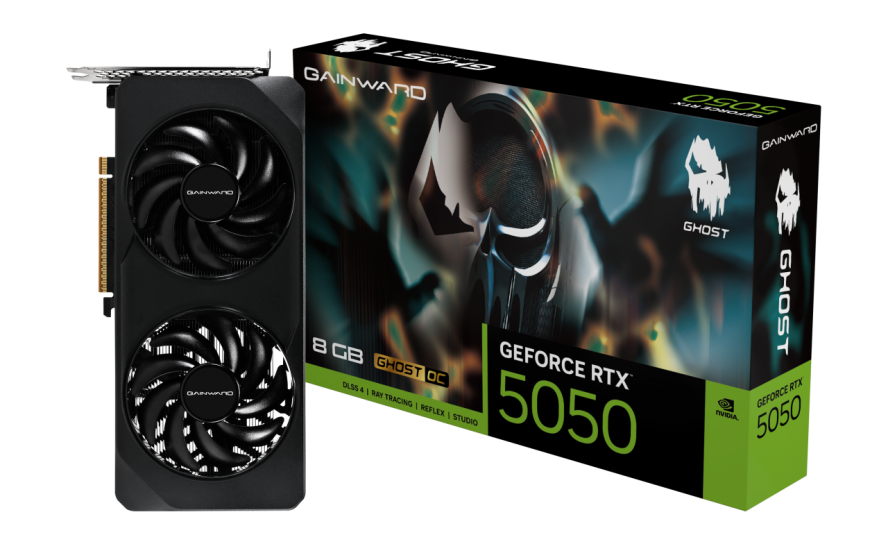 Gainward представляет видеокарты NVIDIA GeForce RTX 5050 серий Ghost и Pegasus
