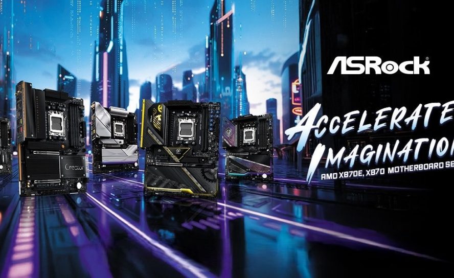 Компания ASRock представила сразу пять новых материнских плат на чипсетах AMD X870 и X870E, охватывая все ключевые сегменты