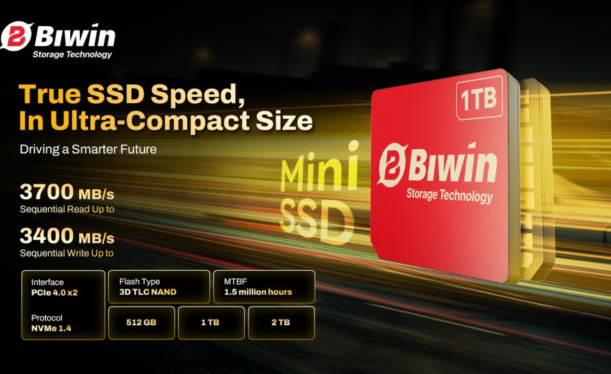 Революция в хранении данных: Biwin выпустила мини-SSD размером с SIM-карту