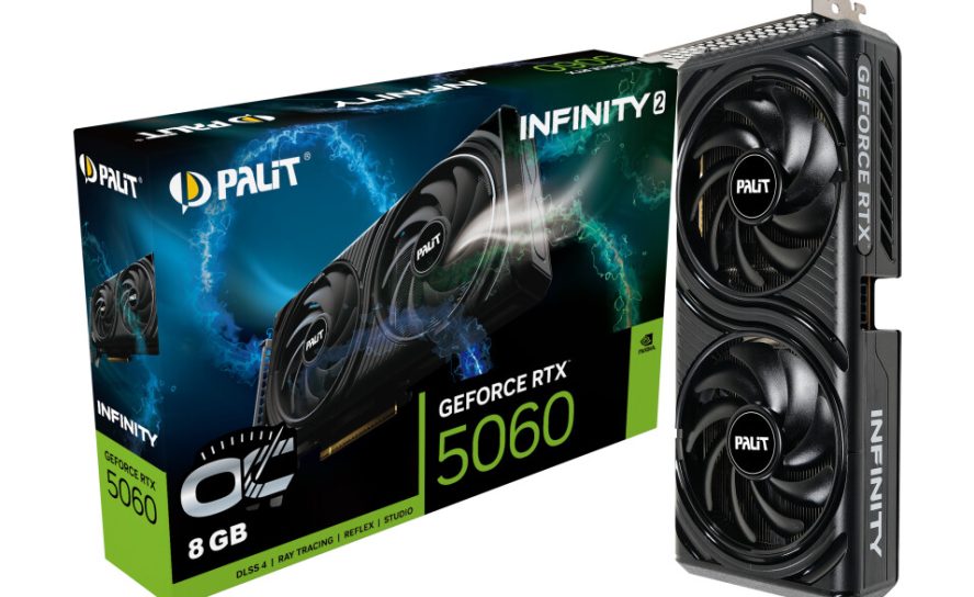 Простота и мощность: Palit представила видеокарту GeForce RTX 5060 Infinity 2 OC
