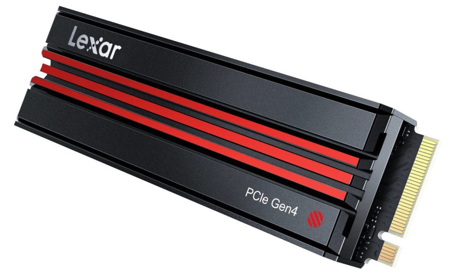 Lexar представила обновлённый SSD EQ790 с встроенным радиатором для геймеров и энтузиастов