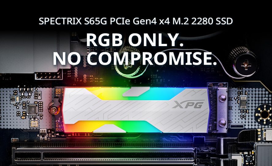 ADATA представила XPG SPECTRIX S65G: молниеносный SSD с яркой RGB-подсветкой