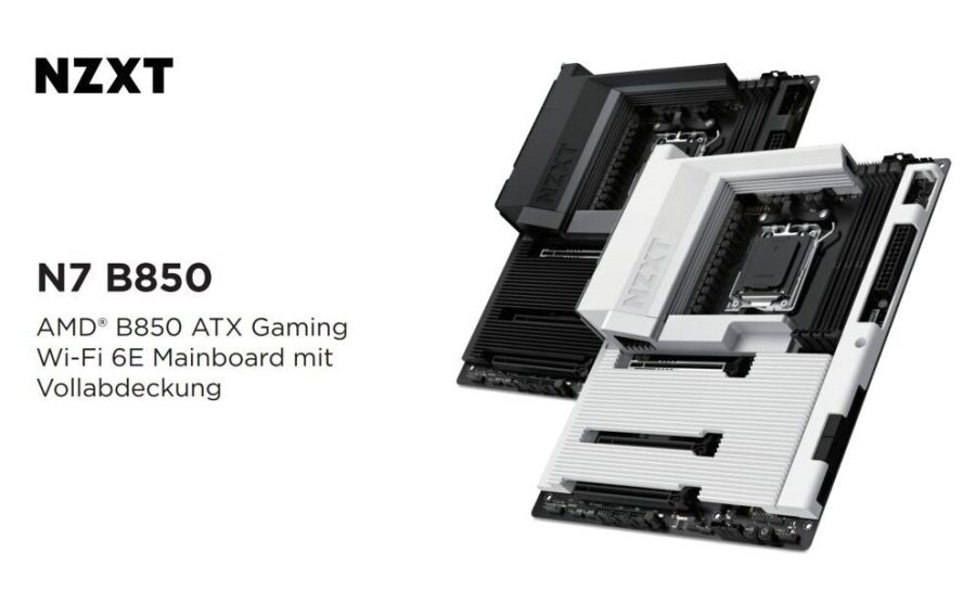Стиль и мощность: NZXT представила материнскую плату N7 B850 для платформы AMD