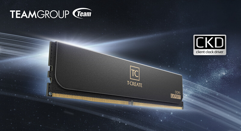 Team Group представляет T-CREATE EXPERT CKD DDR5: память для ИИ и создателей контента