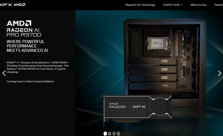 Не для всех: почему новая видеокарта Radeon AI PRO R9700 будет доступна только в готовых сборках