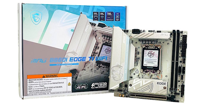 MSI MPG B860I Edge Ti Wi-Fi: Миниатюрный монстр для Intel Arrow Lake.