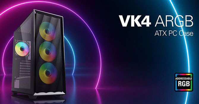 Идеальный баланс: Sharkoon представила бюджетный корпус VK4 ARGB для геймеров
