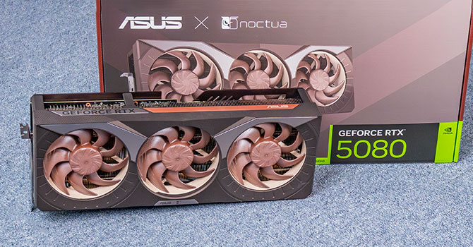 ASUS и Noctua снова объединились: представлена GeForce RTX 5080 Noctua OC