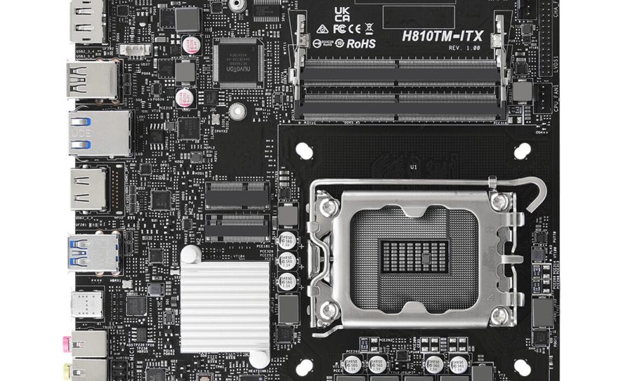 ASRock представила новую линейку материнских плат Thin Mini-ITX для коммерческого сегмента
