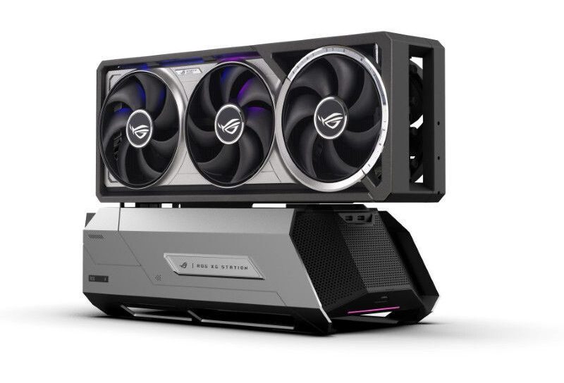 ROG XG Station 3: ASUS превращает ноутбук в игровую станцию с помощью Thunderbolt 5