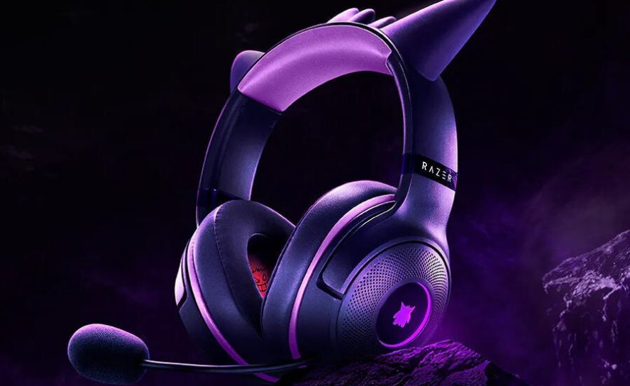 Зловещее обаяние: Razer и Pokémon выпустили гарнитуру Razer Kraken Kitty V2 в стиле Генгара