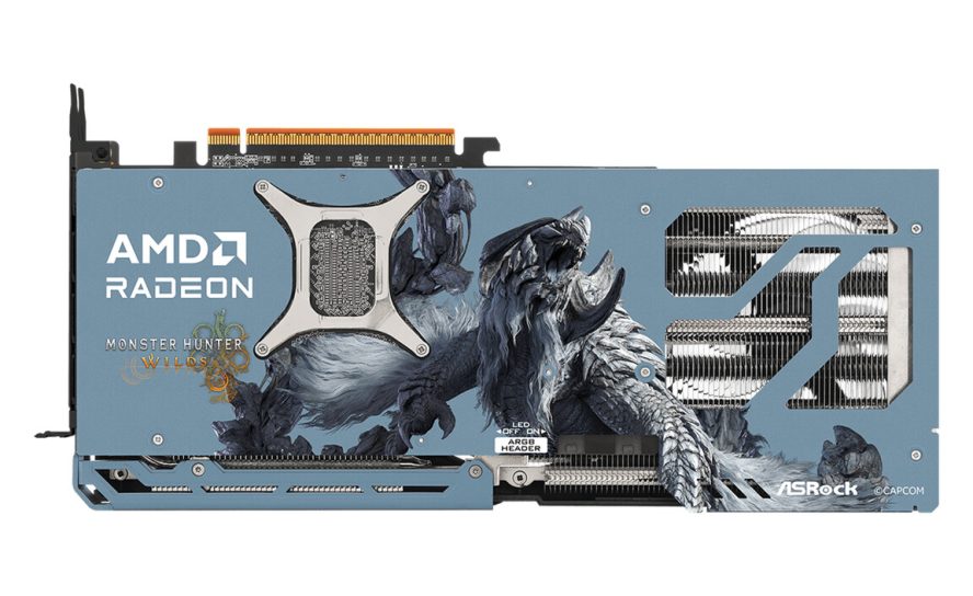 ASRock и Capcom представили лимитированную видеокарту Radeon RX 9070 XT в стиле Monster Hunter Wilds